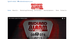 Desktop Screenshot of midlandalarm.co.uk